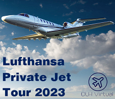 Lufthansa Private Jet Tour 2023 - given for completing the Lufthansa Private Jet Tour 2023