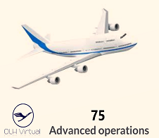 75 Advanced Ops Flights - given for completing 75 Advanced Ops Flights