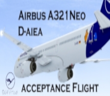acceptance Flight A321 neo - given for completing the acceptance Flight of our new A321 Neo