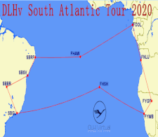 South Atlantic Tour 2020 - given for completing the South Atlantic Tour 2020