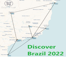 Discover Brazil Tour 2022 - given for completing the Discover Brazil Tour 2022
