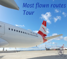 Most flown Routes Tour - given for completing the Most flown Routes Tour