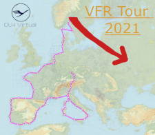 VFR Norway to Ukraine Tour - given for completing the VFR Norway to Ukraine Tour