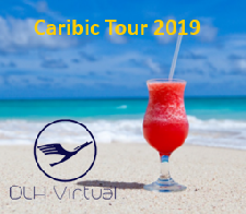 Caribic Tour 2019 - given for completing the Caribic Tour 2019