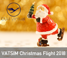 VATSIM Christmas Group Flight - given for participate on the VATSIM Christmas Group Flight 2018