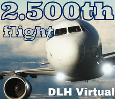 2500 Flights - given for completing 2500 Flights for DLHv