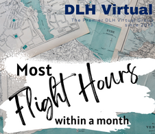 Most Flight Hours within a Month - given for completing the most Flight Hours within a Month