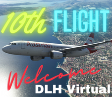 10th Flight - given for completing 10 Flights for DLHv