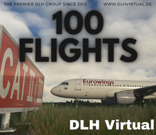 100 Flights - given for completing 100 Flights for DLHv