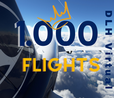 1000 Flights - given for completing 1000 Flights for DLHv