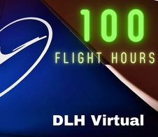 100 Flight Hours - given for completing 100 Flight Hours for DLHv