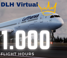 1000 Flight Hours - given for completing 1000 Flight Hours for DLHv