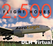 2500 Flight Hours - given for completing 2500 Flight Hours for DLHv