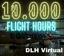 10 000 Flight Hours - given for completing 10 000 Flight Hours for DLHv