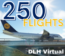 250th Flight - given for completing 250 Flights for DLHv