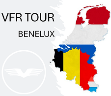 VFR Tour Benelux - given for completing the VFR Tour Benelux