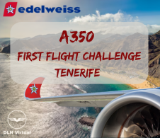 EDW A350 First Flight Tenerife Challenge - Given for completing the Edelweiss A350 First Flight Tenerife Challenge